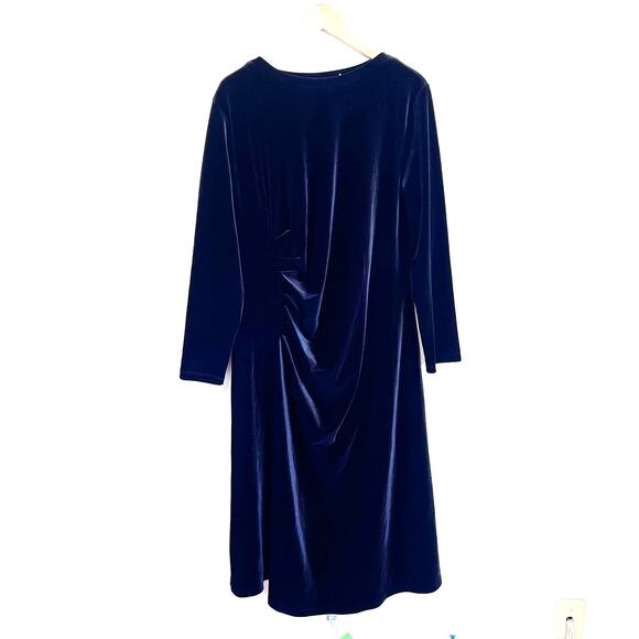 Soft Surroundings Lisabetta Velvet Maxi Dress Size 2X Black Holiday Party Formal - Picture 2 of 7